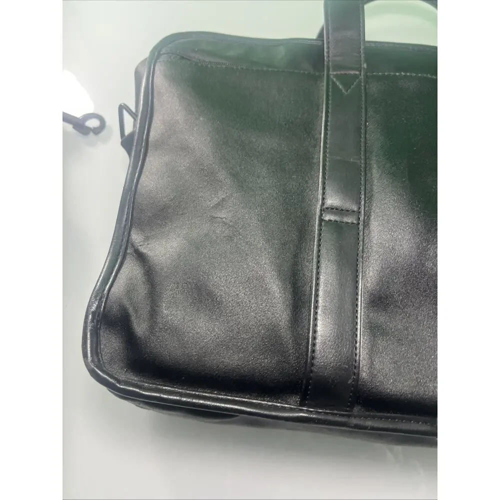 Leather Tech Organizer Briefcase